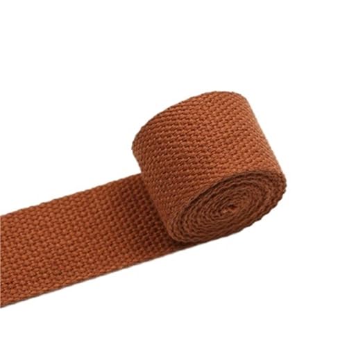 XPJYUA Schrägband Baumwolle 5 Meter 30–32 mm breites Canvas-Band, Polyester-Baumwolle, Gurtband, Nähen, Tasche, Gürtel, Zubehör, Outdoor-Rucksack, Taschenteile(12) von XPJYUA