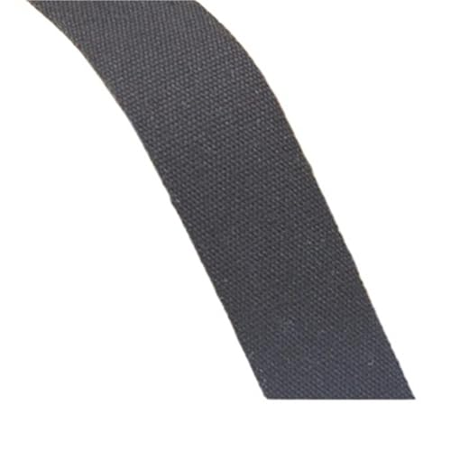 XPJYUA Schrägband Baumwolle 5 Yards schwarz-weißes, einfarbiges Twill-Baumwollbindeband, Gurtband, Besatz for Verpacken von Kleidungsstücken, Zubehör, handgefertigt, Heimwerken(Plain black001,30MM) von XPJYUA