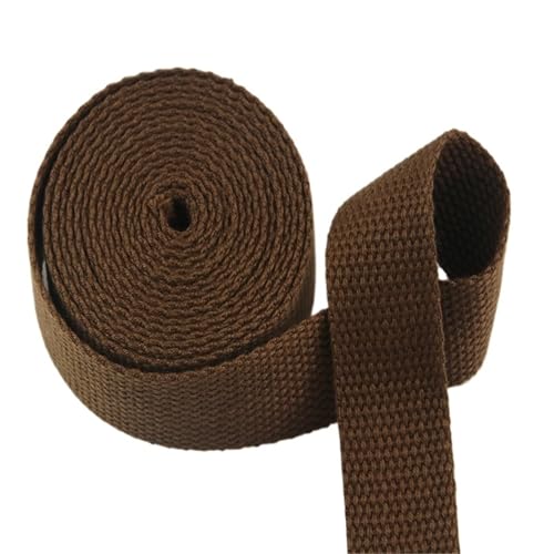 XPJYUA Schrägband Baumwolle 5M Baumwolle Gurtband Canvas Band for Rucksack Umreifung Taschen Handwerk DIY Gürtel Tasche Hund Zubehör 50MM 38MM 30MM 25MM 20MM(16,50MM) von XPJYUA