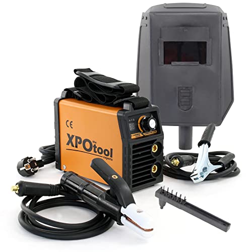XPOtool Tragbares MMA Elektroden Schweißgerät 20-120A IGBT Inverter, E-Hand Schweißgerät mit Zubehör, Schweissgerät mit Arc-Force-, Hot-Start- und Anti-Stick-Funktion XPOtool Tragbares MMA Elektroden Schweißgerät 20-120A IGBT Inverter, E-Hand Schweißgerät mit Zubehör, Schweissgerät mit Arc-Force-, Hot-Start- und Anti-Stick-Funktion von XPOtool