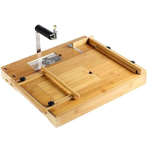 XQZMZSCP Professioneller Seifenschneider, Seifenschneider mit versteckter Aufbewahrungsbox, maximale Schnittlänge 37 cm, für handgefertigte Seife, Brot, Käse, Butter von XQZMZSCP