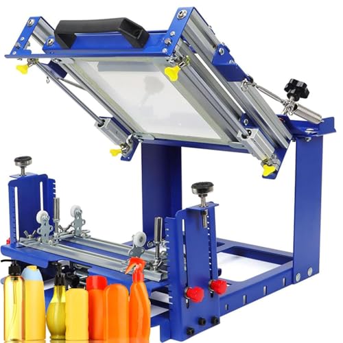 XQZMZSCP Zylinder-Siebdruckmaschine, gebogene Siebdruckmaschine für 170 mm zylindrisches/konisches Produkt von XQZMZSCP