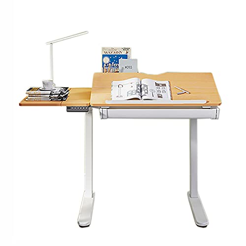 XSDAJSD Zeichentische Maltisch Elektrischer Hubtisch Neigbarer Maltisch Designer-Schreibtisch Arbeitstisch Kunstateliertisch zum Zeichnen (Farbe: Natur, Größe: 120 x 60 cm) (NA von XSDAJSD