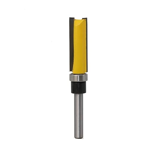 1PC 1/4 welle Vorlage Trim Scharnier Langlochbohrer Router Bit Gerade Ende Mühle Trimmer Reinigung Flush Trim Tenon Cutter ForWoodworking(NO4) von XTINKOPW