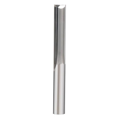 1pc Holz Fräser 3.175/4/6 Schaft 2 Flöte Wolfram Hartmetall Schaftfräser CNC Router Bit Gravur Bit gerade Slot Fräser (Size : 4x32x60) von XTINKOPW