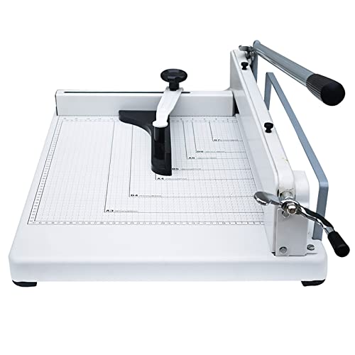 XUCS Papierschneider Heavy Duty A3 Guillotine Papierschneider Industrie Papierschneider 4,3 cm Stapelschneiden Metallbasis für Büros, Schulen, Unternehmen und Druckereien XUCS Papierschneider Heavy Duty A3 Guillotine Papierschneider Industrie Papierschneider 4,3 cm Stapelschneiden Metallbasis für Büros, Schulen, Unternehmen und Druckereien von XUCS
