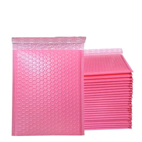 Luftpolstertaschen 100pcs Bubble Mailer Bubble Padded Mailing Envelopes Mailer Poly For Packaging Self Seal Shipping Bag Bubble Padding Selbstklebende Gepolsterte Versandtaschen(Pink,18*23cm) von XUCZHAI