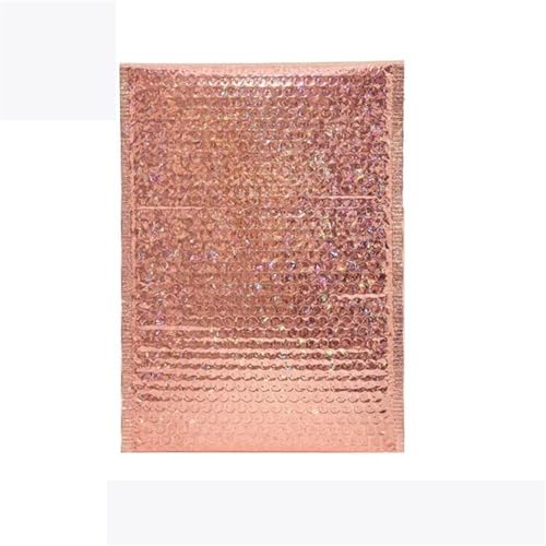 Luftpolstertaschen 50 Pcs Bubble Mailers Bubble Mailer Self Seal Padded Envelopes Gift Bags Laser Packaging Envelope Bags for Book Selbstklebende Gepolsterte Versandtaschen(Champagne,18*23cm) von XUCZHAI