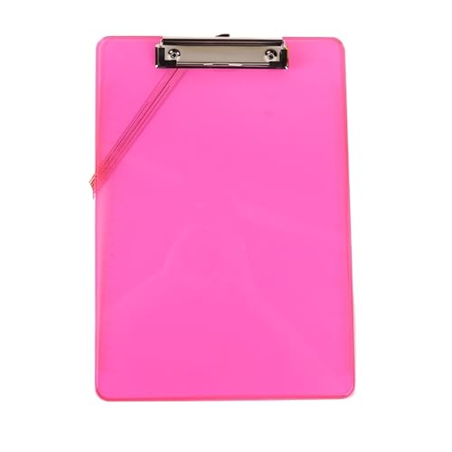 XUCZHAI Zwischenablage 2 stücke A4/A5 Zwischenablage Ordner Schreiben Pad Halter Memo Clip Bord Lose-Blatt Notebook Datei Schreiben Klemmen büro Liefert(A4 Pink-01) von XUCZHAI