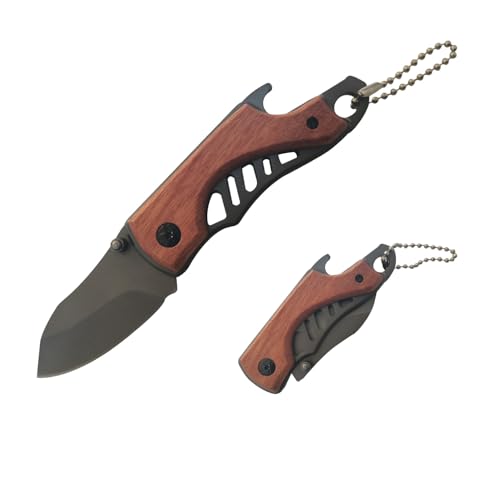 Mini EDC Messer für Männer, Kleines Taschenmesser, Wandermesser, Campingmesser, Cooles Klappmesser Box Cutter mit 2,17 Zoll scharfer Klinge für jeden Einsatz von XUDIY