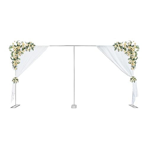 Hochzeit Bogen, 3m x 6m Hochzeit Party Backdrop Stand Pipe Kit Blumen Deko Blumenrahmen Hochzeit Dekorationen für Hochzeit Party Hintergrund von XUEMANSHOP