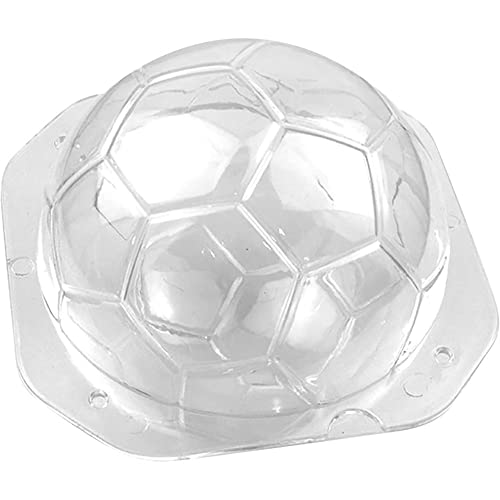 Super Fußball Silikonform, Geschenk für Jungen Mädchen Fußballform dekorative Kuchen Schokolade Bombscookiejelly Biscuits Seife Schimmel DIY Sportdesserts Form für Kinder, Kieselgelformen (weiß) von XUEYEGONGJI