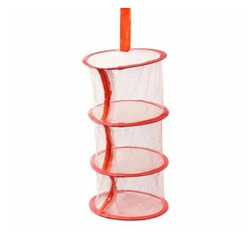 XUWEWI Wäschetrocknungsnetz 5 stücke Trocknen Netto Kleidung Trocknen Korb Trocknen Netto Klapp Trocknen Net Trockner Tasche Mesh Mit Reißverschluss for Outdoor Für Zuhause(Orange) von XUWEWI