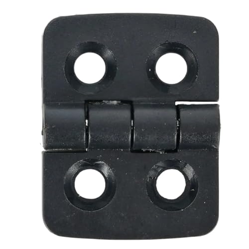 XUXPFJ 10 stücke Kunststoff Scharniere Schwarz Schrank Tür Lager Butt Klapp Scharnier 30 * 40mm for Schrank Möbel Hardware Heimwerker von XUXPFJ