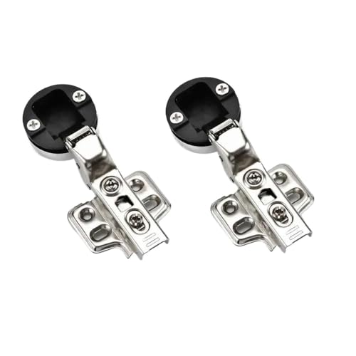 XUXPFJ 2Pcs Öffnung 26mm Glas Tür Scharnier Hardware for Schrank Tür Display Wein Schrank Tür Dämpfung Scharnier Gewöhnlichen Scharnier(Big Bend) von XUXPFJ