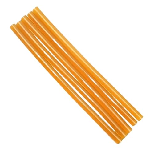 XUXPFJ Heißklebestifte, hochwertiger, starker Silikonkleber for Leimziehlaschen, lackfreie Dellenreparaturwerkzeuge(Amber 10pcs) von XUXPFJ