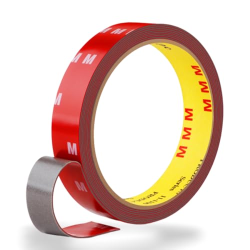 VHB 5608 Super Strong Universal doppelseitiges Klebeband, 5 cm x 3 m Super Strong Installationsband, VHB 5608 Super Strong wasserdichtes Mehrzweck-Installationsband für Wände, LED-Streifen und Autos von XUZWECP