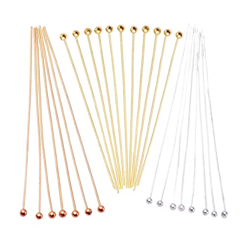 Ball Head Pins DIY Jewelry Making Copper Headpins Needles for Earring Bracelet 600PCSBall Head Pins von XVHOAB