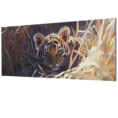 Tiger Malen Nach Zahlen Erwachsene Groß XXL 100x200cm, Malen Nach Zahlen Tier DIY Farbe Acrylfarbe ölgemälde Set mit Pinseln für Zimmer Deko Wand Aesthetic, Geschenke für Frauen, Rahmenlos Model-1693 Tiger Malen Nach Zahlen Erwachsene Groß XXL 100x200cm, Malen Nach Zahlen Tier DIY Farbe Acrylfarbe ölgemälde Set mit Pinseln für Zimmer Deko Wand Aesthetic, Geschenke für Frauen, Rahmenlos Model-1693 von XXDBBDOU