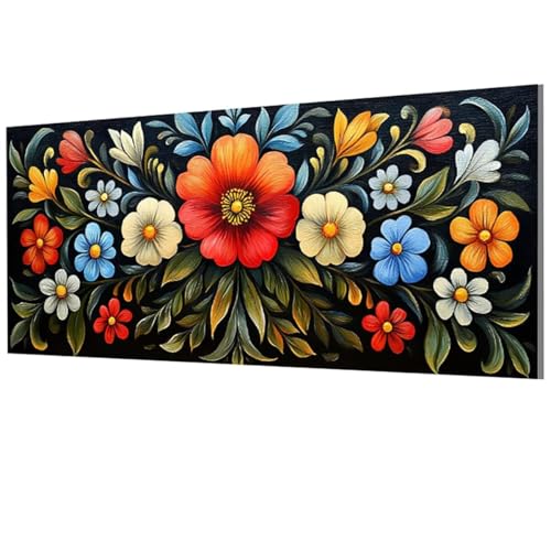 XXDBBDOU Blume Malen Nach Zahlen Erwachsene Groß XXL 60x120cm, Malen Nach Zahlen Pflanzen DIY Farbe Acrylfarbe ölgemälde Set für Zimmer Deko Aesthetic, Geschenke für Frauen, Model-0261 von XXDBBDOU