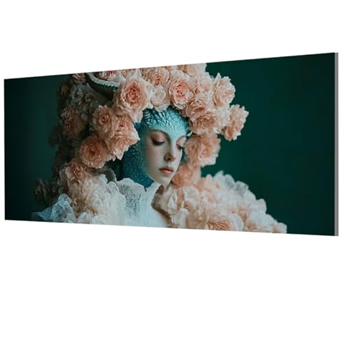 XXDBBDOU Frau Malen Nach Zahlen Erwachsene Groß XXL 100x200cm, Malen Nach Zahlen Blume DIY Farbe Acrylfarbe ölgemälde Set für Zimmer Deko Aesthetic, Geschenke für Frauen, Model-0069 von XXDBBDOU