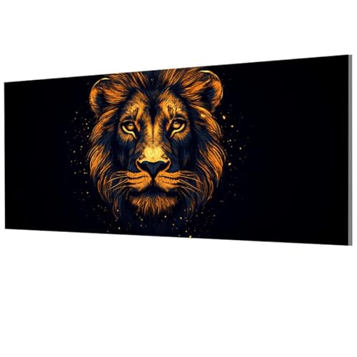 XXDBBDOU LöWe Malen Nach Zahlen Erwachsene Groß XXL 80x160cm, Malen Nach Zahlen Tier DIY Farbe Acrylfarbe ölgemälde Set für Zimmer Deko Aesthetic, Geschenke für Frauen, Model-0140 von XXDBBDOU