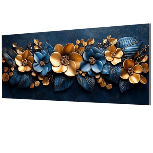 XXDBBDOU Malen Nach Zahlen Erwachsene Blume, Modern Malen Nach Zahlen Leinwand, DIY Bastelset Erwachsene Paint by Numbers für Zimmer Deko Wohnzimmer, Geschenke 30x60cm, Model-0165 von XXDBBDOU