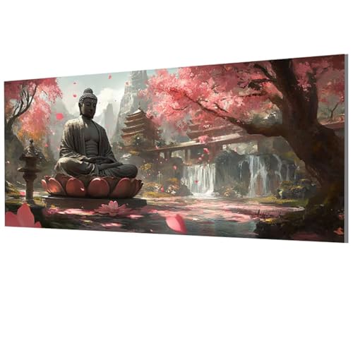 XXDBBDOU Zen Malen Nach Zahlen Erwachsene Groß XXL 60x120cm, Malen Nach Zahlen Baum DIY Farbe Acrylfarbe ölgemälde Set für Zimmer Deko Aesthetic, Geschenke für Frauen, Model-0080 von XXDBBDOU