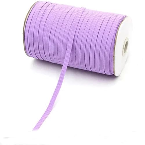 XYTUJK Gummiband 2/5yards 6mm Elastisches Band Golddraht Glitter Elastisches Spandexband for Besatz Nähen Stoff DIY Kleidungsstück Nähzubehör(Light Purple,2yard) von XYTUJK