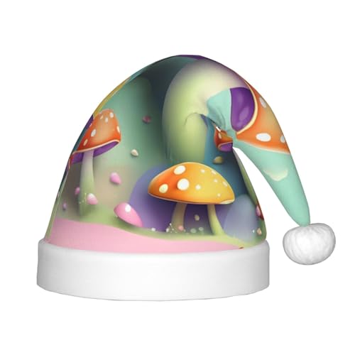 XZDAL Dreamy Little Mushroom Kinder Plüsch Urlaub Hut für festliche Feiern wiederverwendbar und waschbar von XZDAL