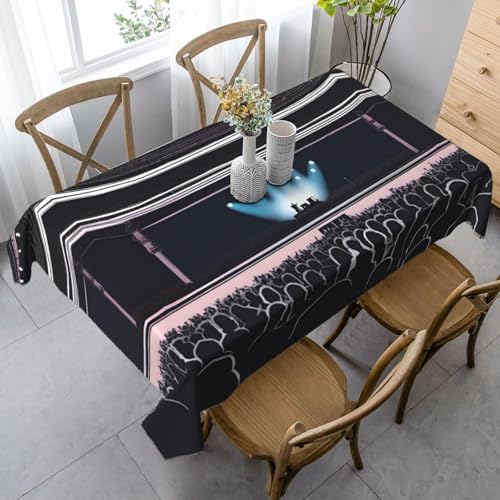 XZDAL Elegante und langlebige Tischdecke, rechteckig, für Abendessen, Brunch, Hochzeit und mehr, 89 x 140 cm von XZDAL