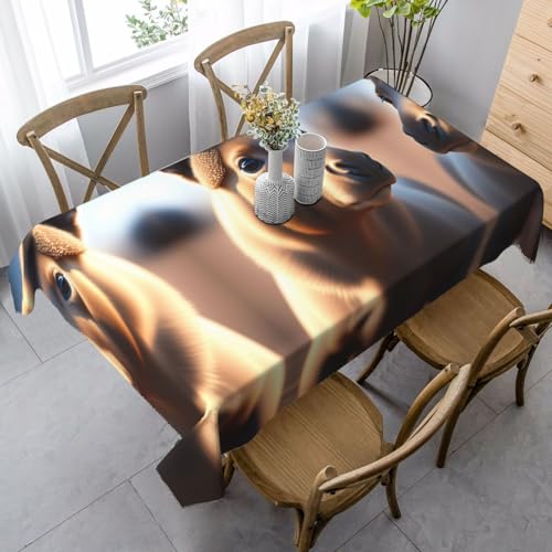 XZDAL Elegante und langlebige Ultra-HD-Tischdecke, rechteckig, 89 x 140 cm, für Abendessen, Brunch, Hochzeiten und mehr von XZDAL