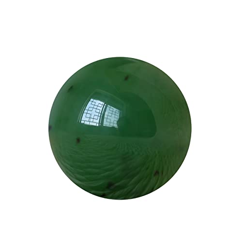 5 Stück 100% natürliche echte russische grüne Jade-Nephrit-Perlen DIY Zubehör, grün XZEGJMEO(Green) von XZEGJMEO