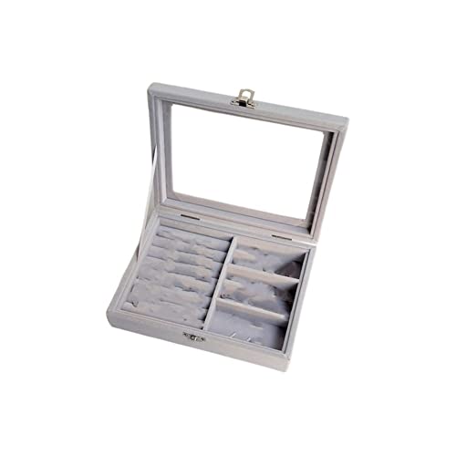 XZHWSZD Schmuckschatulle,Organizer,Modeschmuck,Ring,Schmuck-Display,Organizer,Box,Tabletthalter,Ohrring-Schmuckaufbewahrungskoffer,Showcas-Boxen von XZHWSZD