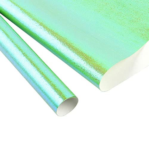 Geschenkpapier-Verpackungstag Glänzende Blumenverpackung Blumenstraußpapier Farbe Geschenkpapier Regenbogen Valentinstag Zuhause DIY Geschenkpapier Zu Verkaufen (Green, One Size) von XZincer