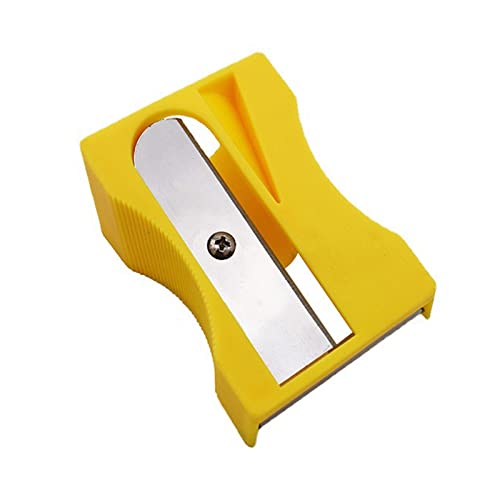 XZincer Multifunktionaler Bleistiftspitzer für Obst und Gemüse, Gurkenschälmaschine, Minischälmaschine, Karottenhobel, Küchenwerkzeuge Kartoffelschälmaschine Metall (Yellow, One Size) von XZincer