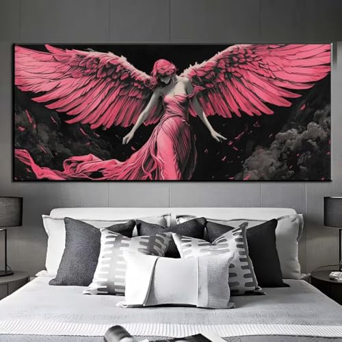 5D Diamond Painting Engel Dame, Diamond Painting groß xxl 135 X 65 cm, Diamant Painting Bilder Cross Stickerei, DIY Diamant Kunst Mosaik Full Drill Crystal, Kreativ Set für Wand Home Décor q263 5D Diamond Painting Engel Dame, Diamond Painting groß xxl 135 X 65 cm, Diamant Painting Bilder Cross Stickerei, DIY Diamant Kunst Mosaik Full Drill Crystal, Kreativ Set für Wand Home Décor q263 von Xaafeze