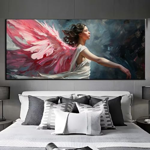 5D Diamond Painting Engel Dame, Diamond Painting groß xxl 240 X 90 cm, Diamant Painting Bilder Cross Stickerei, DIY Diamond-Painting Mosaik Full Drill Crystal, Kreativ Set für Wand Home Décor q234 von Xaafeze