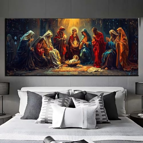 5D Diamond Painting Heilige Mutter Heilig,DIamond Painting groß xxl 150 X 60 cm,DIamant Painting Bilder Cross Stickerei,DIamond-Painting Mosaikherstellung Full Drill Crystal für Wand Home Décor q533 von Xaafeze