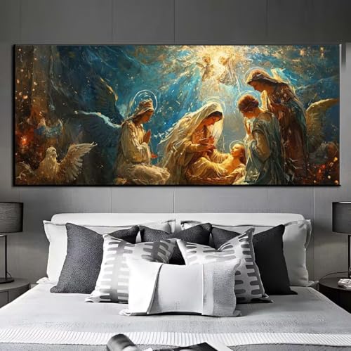 5D Diamond Painting Heilige Mutter Heilig,DIamond Painting groß xxl 150 X 60 cm,DIamant Painting Bilder Cross Stickerei,DIamond-Painting Mosaikherstellung Full Drill Crystal für Wand Home Décor q516 von Xaafeze