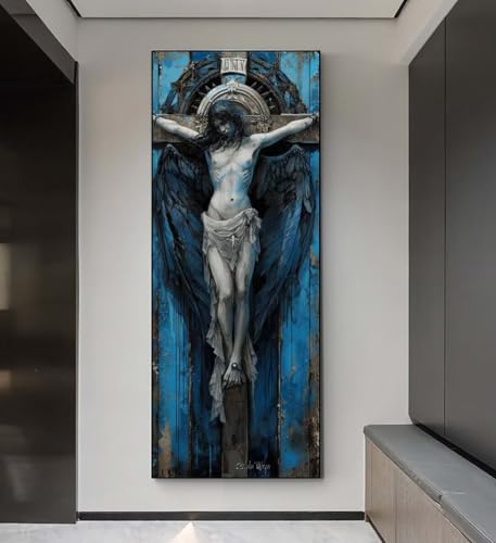 5D Diamond Painting Jesus, Diamond Painting groß xxl 240 X 90 cm, Diamant Painting Bilder Cross Stickerei, Diamond-Painting Mosaik Full Drill Crystal, Kreativ Set für Wand Home Décor, Gifts q201 von Xaafeze