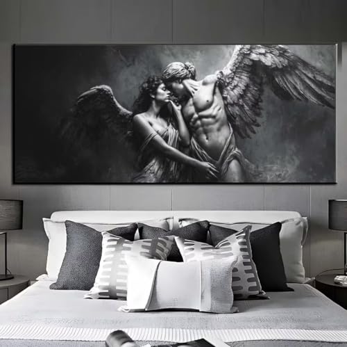 5D Diamond Painting Liebende Engel, Diamond Painting groß xxl 260 X 100 cm, Diamant Painting Bilder Cross Stickerei, Diamond-Painting Mosaikherstellung Full Drill Crystal für Wand Home Décor Gift q269 von Xaafeze