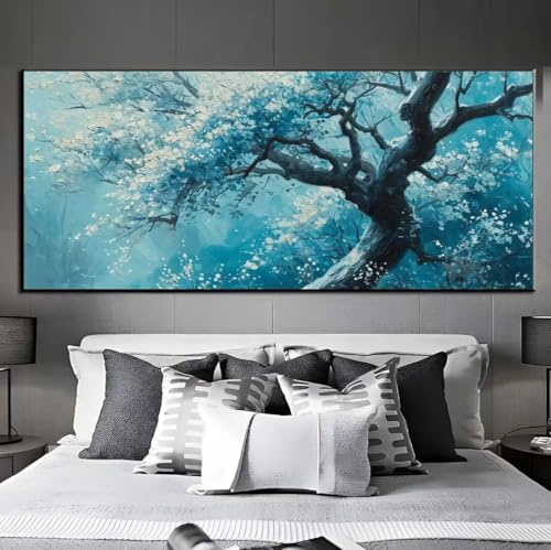 Diamond Painting Bäume Landschaft Diamond Painting Erwachsene, 5D Diamant Painting Bilder Crystal Embroidery, Daiments Painting Basteln Erwachsene,DIamond Painting Artdot für Wand Décor 60x150 cm q512 von Xaafeze