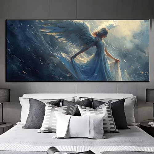 Diamond Painting Engel Dame Diamond Painting Erwachsene, 5D Diamant Painting Bilder Crystal Embroidery, Daiments Painting Basteln Erwachsene, DIY Diamond Painting Artdot für Wand Décor 90x240 cm q233 von Xaafeze