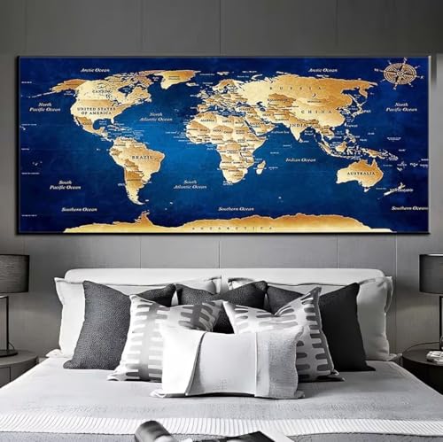 Diamond Painting Karte Welt Diamond Painting Erwachsene, 5D Diamant Painting Bilder Crystal Embroidery, Daiments Painting Basteln Erwachsene, DIY Diamant Painting Artdot für Wand Décor 45x135 cm q472 Diamond Painting Karte Welt Diamond Painting Erwachsene, 5D Diamant Painting Bilder Crystal Embroidery, Daiments Painting Basteln Erwachsene, DIY Diamant Painting Artdot für Wand Décor 45x135 cm q472 von Xaafeze