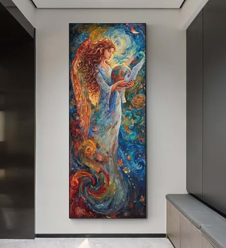 Diamond Painting Schönheit Diamond Painting Erwachsene, 5D Diamant Painting Bilder Crystal Embroidery, Daiments Painting Basteln Erwachsene, DIY Diamond Painting Artdot für Wand Décor 90x240 cm q177 von Xaafeze