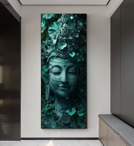 Diamond Painting Zen Heilig Diamond Painting Erwachsene, 5D Diamant Painting Bilder Crystal Embroidery, Daiments Painting Basteln Erwachsene, DIY Diamond Painting Artdot für Wand Décor 90x240 cm q210 von Xaafeze