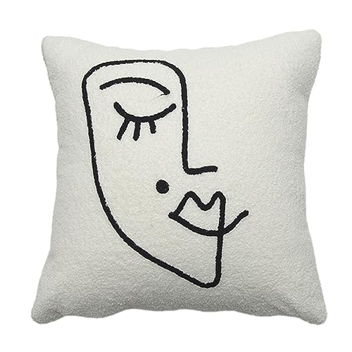 Xanorrg Personalisierte Wohnkultur Minimalisten Gesicht Stickkissen Cover Plüschkissenbezug Für Sofa Bettand Stuhl Kissen Hülle Einzigartige Kissenbezüge Feine Stickerei Handwerkskunst Xanorrg Personalisierte Wohnkultur Minimalisten Gesicht Stickkissen Cover Plüschkissenbezug Für Sofa Bettand Stuhl Kissen Hülle Einzigartige Kissenbezüge Feine Stickerei Handwerkskunst von Xanorrg