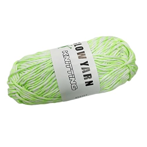 Dickes Garn, fluoreszierendes Stickgarn, 50 m, leuchtendes Strickgarn, Schrubbgarn, Zubehör für Garn, Kunst, Häkeln, Weben von Xasbseulk