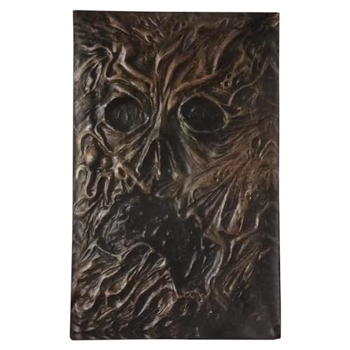 Necronomicon Evil Dead Book, Dark Horror Movie Prop Decor Notebook - Evil Dead Summon Book, Portable Altar Zeremonie Prop Book for Parties Favors, Living Room von Xasbseulk